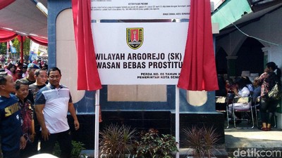 Penampakan Lokalisasi Sunan Kuning yang Ditutup Hari Ini