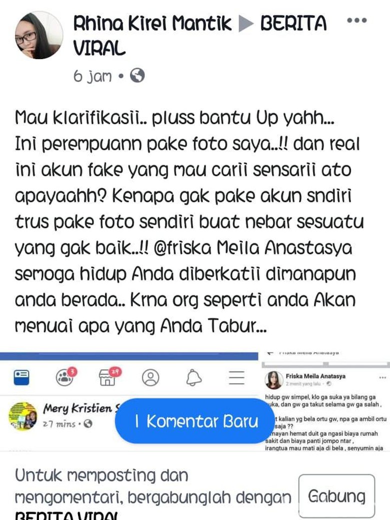 Seorang Warganet Klaim Akun Anak Sebut Ibu Idiot Catut Fotonya Seorang Warganet Klaim Akun Anak Sebut Ibu Idiot Catut Fotonya