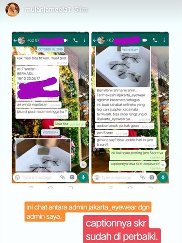 Diingatkan KPK, Mulan Jameela Klarifikasi soal Kiriman Kacamata Gucci