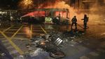 Ibu Kota Chile Rusuh, Bus-bus Dibakar dan Stasiun Kereta Dirusak