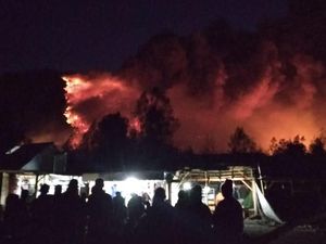 Hutan Gunung Ranti Terbakar Hebat, Akses Menuju Ijen Ditutup