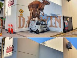 Keren! Seniman Sulap Bangunan Tua dengan Seni Grafiti 3D