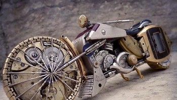 Lamanya durasi tergantung tingkat kerumitannya, ukuran serta detail pembuatannya. (Foto: Instagram/watchpartsmotorcycles)