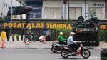 Penjagaan TNI di Pusat Ekonomi Jelang Pelantikan Presiden