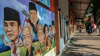 Ini lukisan para presiden Indonesia dari masa ke masa.