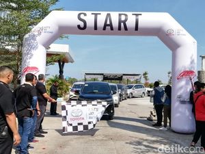 Ewako! 100 Mobil Ikuti Fun Trip Avanza-Veloz Sebangsa di Makassar