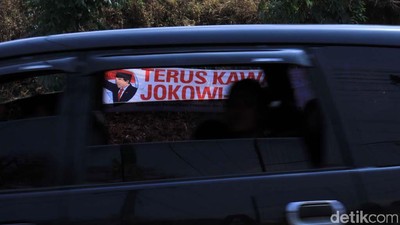 Spanduk Kawal Jokowi-Amin Menjamur di Kabupaten Bandung