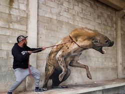 Keren! Seniman Sulap Bangunan Tua dengan Seni Grafiti 3D