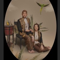 Della Putri Anjani Atkins menikah dengan Haryo Putra Wibowo atau yang akrab disapa Putra di Hotel Crowne Plaza Jakarta. Foto: dok.ist