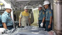 TNI AL meluncurkan dua unit KAL 28 M yaitu KAL Baer dan KAL Bosnik buatan PT Steadfast Marine Tbk, yang akan digunakan untuk melengkapi kekuatan alutsista dalam melakukan kegiatan operasi di perairan teritorial Indonesia. Foto: dok. TNI AL