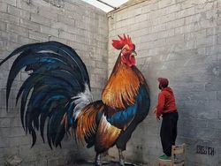 Keren! Seniman Sulap Bangunan Tua dengan Seni Grafiti 3D