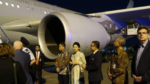 Momen Jonan Jemput PM Australia di Hari Terakhir Kabinet Kerja