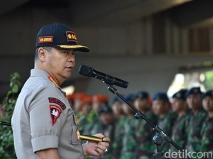 Ribuan TNI-Polisi Amankan Makassar di Hari Pelantikan Jokowi