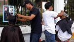 Di Titik Nol Yogya Ada Cukuran Gratis Syukuran Pelantikan Jokowi-Maruf Lho