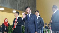 Delegasi tamu negara juga ikut hadir, seperti Sultan Brunei Darussalam Sultan Hassanal Bolkiah.