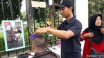 Di Titik Nol Yogya Ada Cukuran Gratis Syukuran Pelantikan Jokowi-Maruf Lho