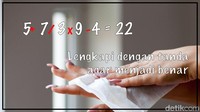 Tidak terlalu sulit bagi yang masih ingat operasi dasar matematika. Foto: Uyung/detikHealth