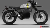 Keepcool ScramblerE menggunakan motor listrik bertenaga 3kW. Motor listrik itu didukung oleh baterai lithium-ion 96V. Foto: Keepcool