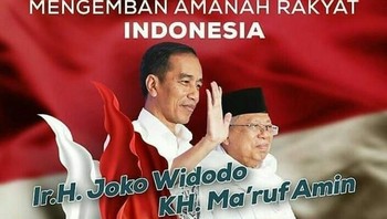 Ucapan selamat bertema Merah Putih (Twitter)