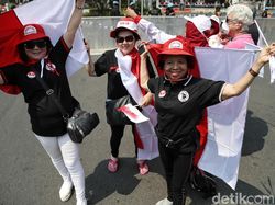 Relawan Jokowi Mulai Datangi Monas