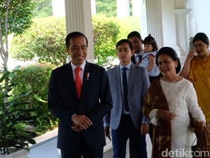 Jokowi Tiba di Kompleks Parlemen untuk Pelantikan Presiden 2019-2024