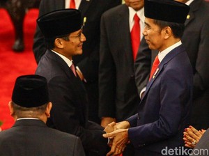 Sandiaga Maknai Pesan Jokowi untuk Berangkulan