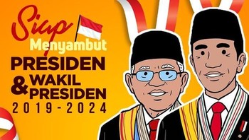 Gaya kartun Karya Adalah Doa sering diolah menjadi bahan meme (Twitter)