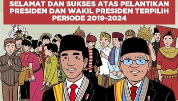 Tema kebhinekaan jadi meme yang menarik. Pesan ini menegaskan Indonesia adalah milik berbagai suku (Twitter)