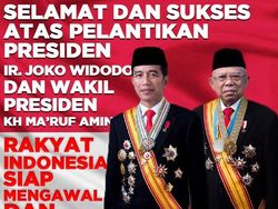 Aneka Meme Pelantikan Jokowi-Maruf Amin, Suka yang Mana?