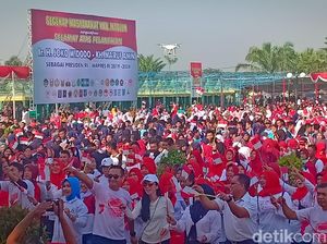 Aksi Pesilat dan Panggung Merah Putih, Persembahan Warga Madiun Untuk Jokowi