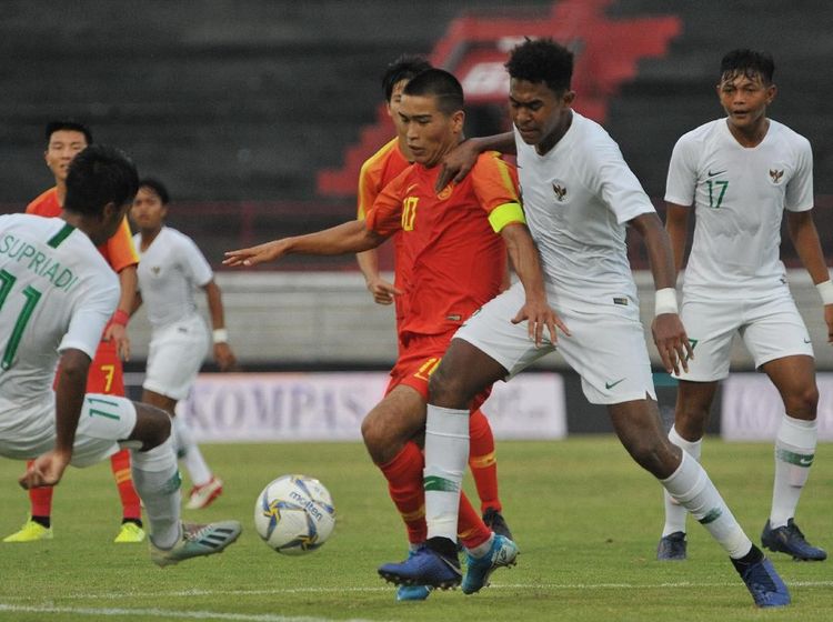 Timnas U-19 Ditaklukkan China 1-3