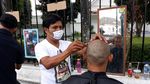 Di Titik Nol Yogya Ada Cukuran Gratis Syukuran Pelantikan Jokowi-Maruf Lho
