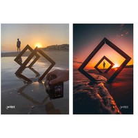 Kamu bisa menggunakan frame lama yang tidak terpakai untuk menjadi obyek foto. Hasilnya seperti ini, bagus ya! Foto: Dok. Jordi Koalitic