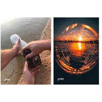 Botol plastik bekas minum bisa disulap menjadi alat untuk menghasilkan foto keren. Cocok bagi kamu para penikmat senja. Foto: Dok. Jordi Koalitic