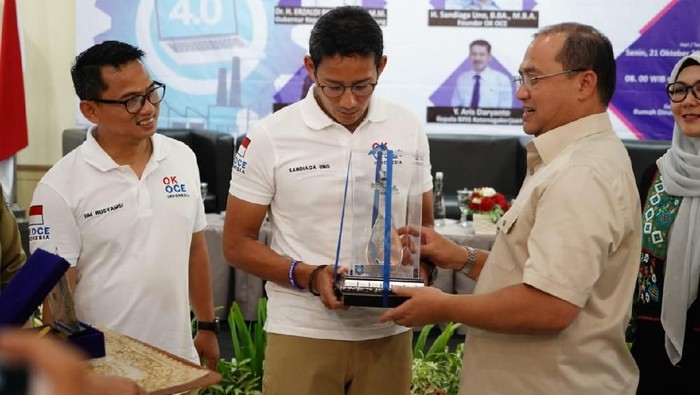 Sandiaga Pergi ke Babel Saat Jokowi Panggil Calon Menteri