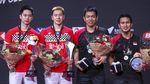 Senyum Cerah Praveen/Melati dan Kevin/Marcus Gondol Juara Denmark Open
