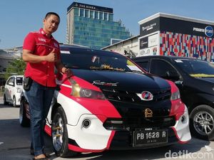 Modifikasi Avanza Bertema Merah-Putih dari Makassar
