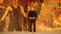Menurut Arnold, memerankan perannya sebagai T-800 adalah salah satu hal yang membuatnya terus merasa muda.(Saras/detikcom)