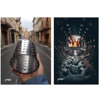 Alat dapur yaitu saringan juga bisa digunakan sebagai properti untuk mendapatkan hasil foto yang keren. Foto: Dok. Jordi Koalitic