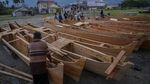 Penampakan Perahu Bantuan Prancis untuk Korban Tsunami Palu