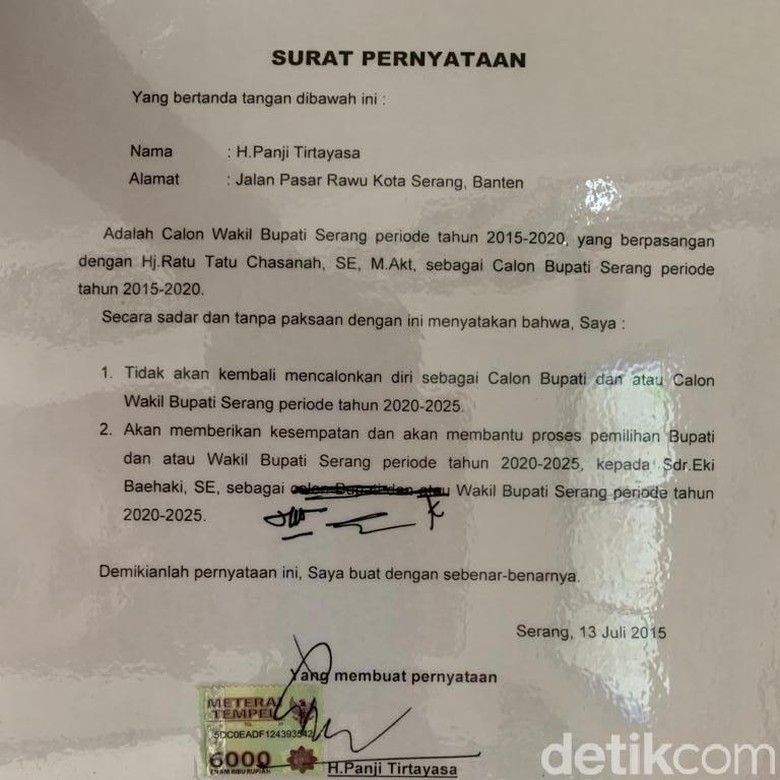 Ini Tanggapan KPU Soal Surat Jatah Wabup Serang Maju Pilkada Ini Tanggapan KPU Soal Surat Jatah Wabup Serang Maju Pilkada