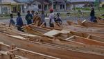 Penampakan Perahu Bantuan Prancis untuk Korban Tsunami Palu