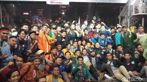 Usai Demo di Patung Kuda, Massa BEM SI Bubar 
