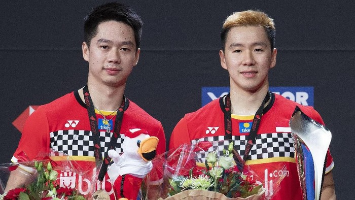 Kevin/Marcus Juarai Denmark Open Kevin Sanjaya Sukamuljo/Marcus Fernaldi Gideon tampil sebagai juara Denmark Open 2019. Menyusul kemenangan atas Hendra Setiawan/Mohammad Ahsan di partai final.
