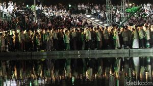 Warna-warni Hari Santri di Lapangan Banteng