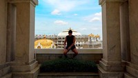 Dia juga mengabadikan momennya saat berkunjung ke Chennai, India. (tmsk/Instagram)