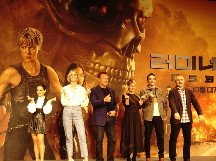 Kemeriahan Bintang Terminator: Dark Fate Premiere di Seoul
