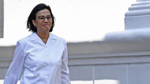 Ekspresi Sri Mulyani Kembali Jadi Menkeu Jokowi
