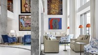 Yang pertama, ada Merchant House Hotel yang berdiri di Manama, ibu kota Bahrain. Masuk ke dalam hotel, traveler serasa seperti di dalam galeri seni mewah  (dok. Istimewa)