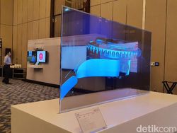 Penampakan Panel OLED Tembus Pandang LG Seharga Rp 700 Jutaan
